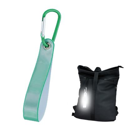 3M Reflektierender Anhänger mit Karabiner - grün